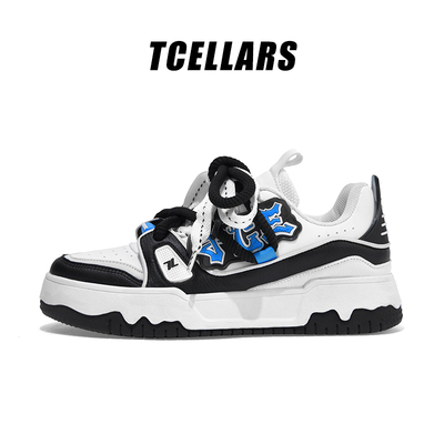 TCELLARS春秋款板鞋增高厚底百搭