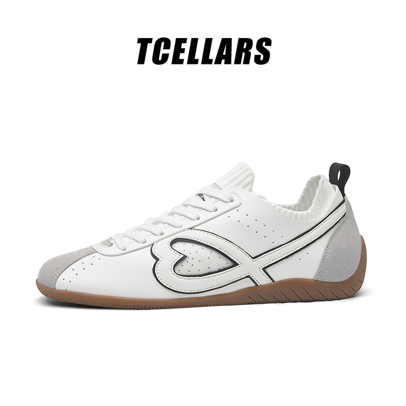 TCELLARS保龄球鞋复古通勤小白鞋