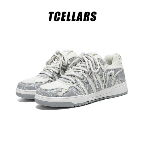 TCELLARS男板鞋夏季高级感新款女潮流百搭面包鞋厚底运动休闲潮鞋