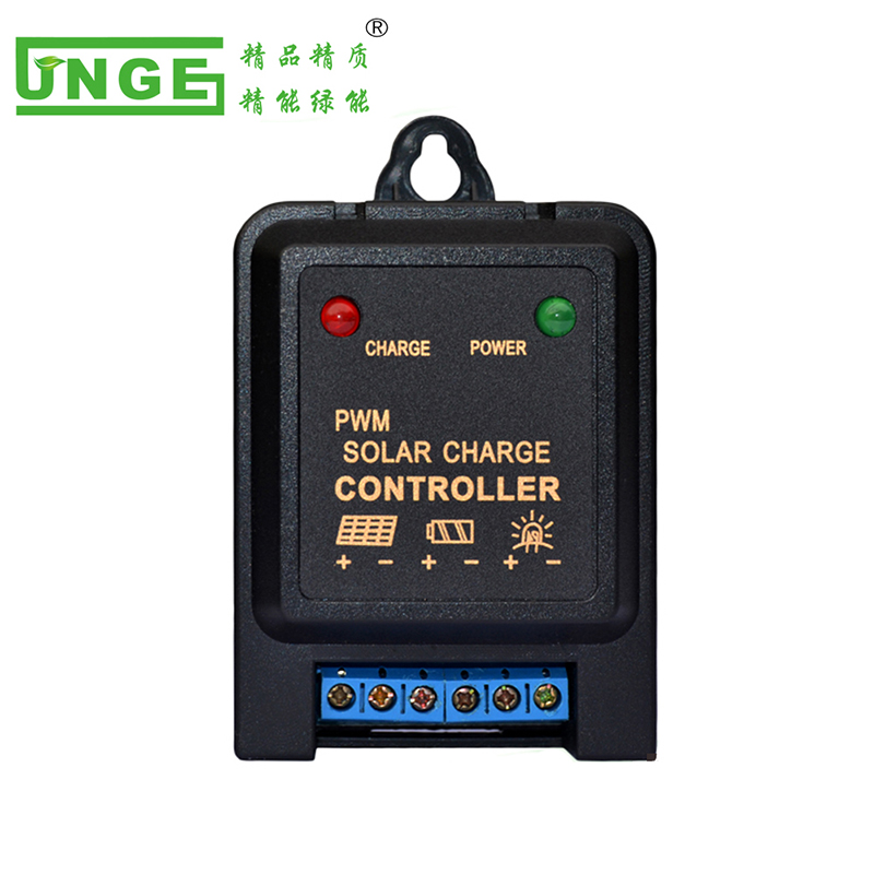 3A5A太阳能电池板充电控制器6V12V铅酸锂电池 路灯草坪灯户外监控