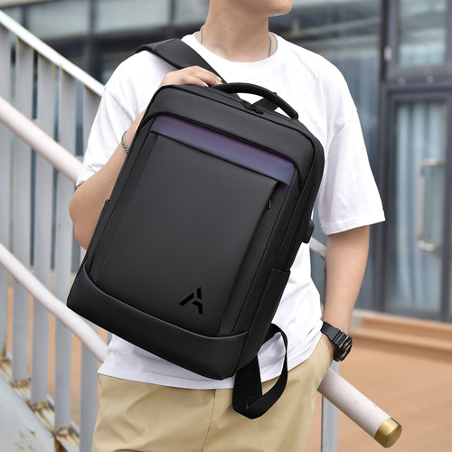 大容量商务双肩包AIBAG男士