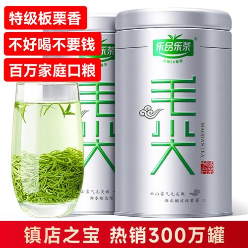 毛尖茶叶绿茶特级明前2023新茶春茶浓香散装茗茶自己喝官方旗舰店