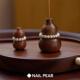 NP钉梨「中古珍珠」系列原创设计复古浪漫珍珠木质葫芦线香香插