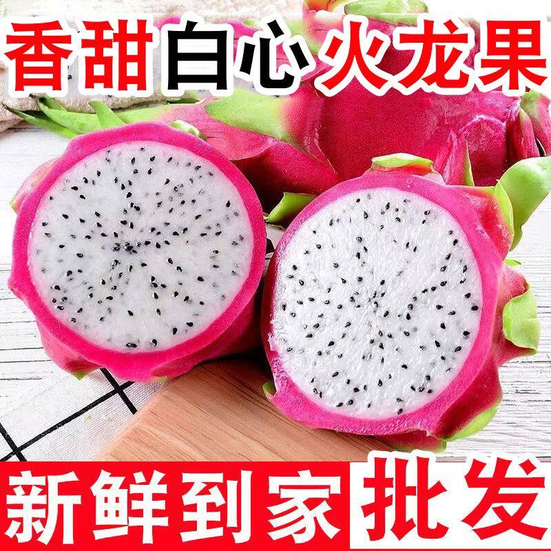 云南白心火龙果当季水果新鲜整箱甜红蜜宝心金都9斤现摘鲜果精品