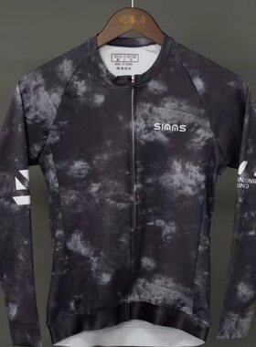 SIMMS骑行服秋冬抓绒保暖长袖男女款秋冬季户外抗寒竞技款渐变