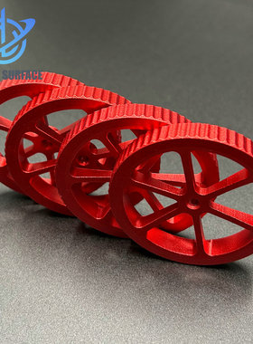 DB-3D打印机配件红色调平螺母热床平台调平旋钮红色金属手拧螺母