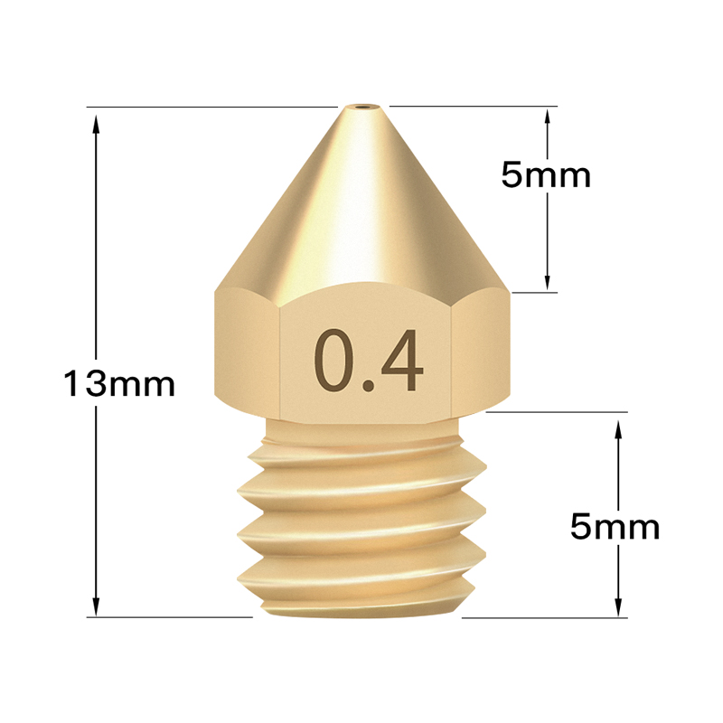 3d打印机配件mk8全金属尖头黄铜
