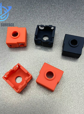 3D打印机配件CR6SE橙色硅胶套黑色硅胶保护套加热块耐高温硅胶套