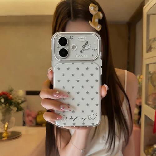 灰色星星适用苹果18pro/18promax秒变壳17air/16/15/14plus新款13