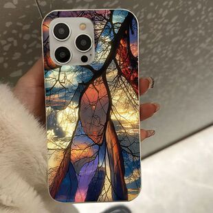 水墨竹子适用苹果11面包壳苹果14plus防摔壳iphone16plus 13软