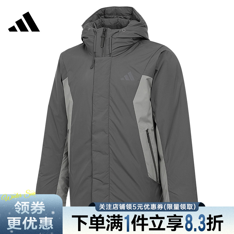 阿迪达斯运动休闲羽绒服