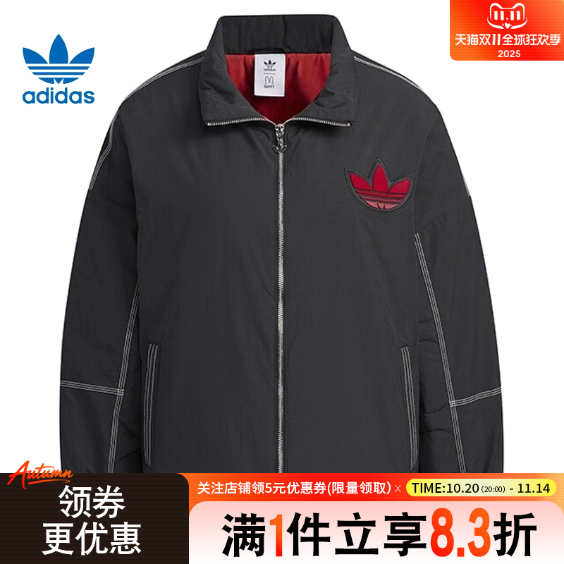 阿迪达斯运动休闲棉服