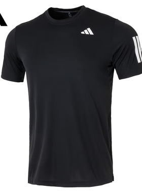 adidas阿迪达斯夏季男子网球运动休闲圆领短袖T恤JG0978