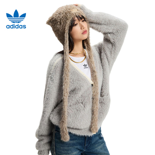 adidas阿迪达斯三叶草冬季女子CNY运动休闲帽子保暖棉帽KH0285