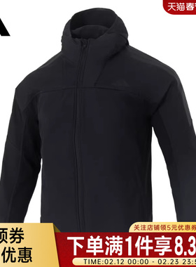 adidas阿迪达斯MODERN TECH冬季男子运动休闲连帽夹克外套KA1307