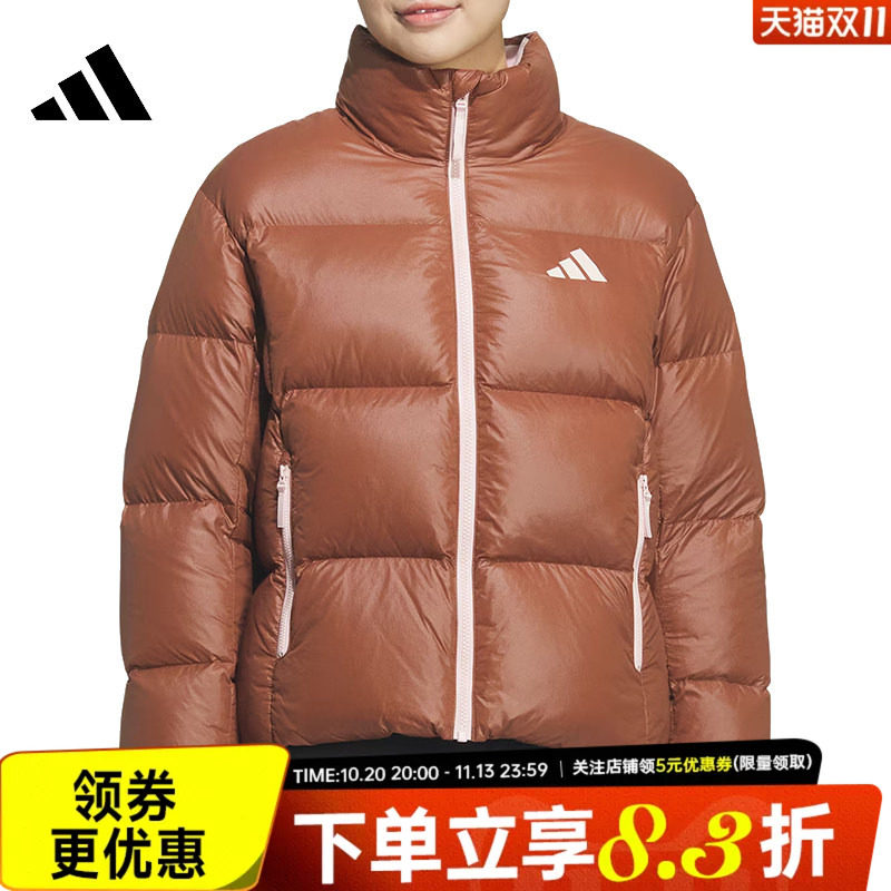 阿迪达斯运动休闲羽绒服