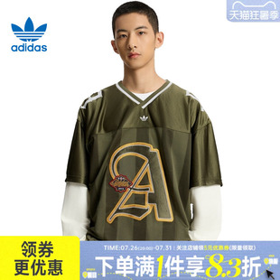 adidas阿迪达斯三叶草OG LEAGUE夏季男子运动休闲长袖T恤KS5329