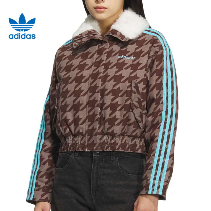 阿迪达斯运动休闲棉服
