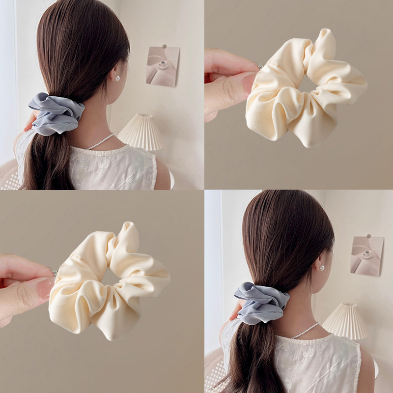 辛德瑞拉！法式双面缎猪大肠发圈！2024高级感网红无痕发绳简约,节庆用品/礼品,文化创意手环,淘宝优惠券,粉丝福利购,淘宝优惠卷