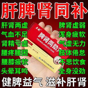脾肾阳虚中成药腰疼气虚脾虚调理脾肾两助丸正品肝脾肾同补中成药