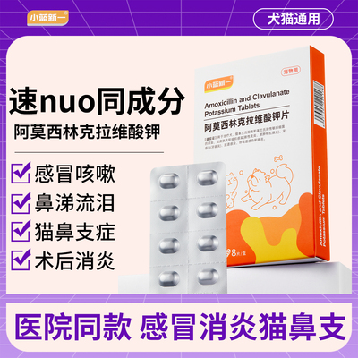猫咪专用阿莫西林克拉维酸钾片