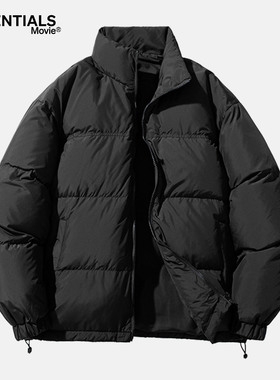 ESSENTIALS MOVIE官方羽绒服男女冬季潮牌立领白鸭绒保暖情侣外套