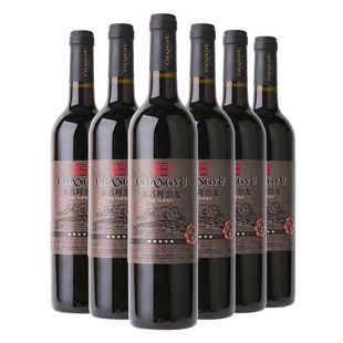 张裕多名利五星彩龙精酿干红葡萄酒赤霞珠红酒整箱六支750ml送礼