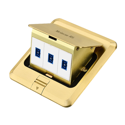 梅内尔全铜弹起式单双口光纤地插