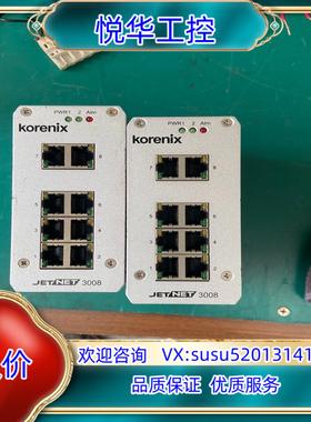 原装Korenix科洛理思 交换机JetNet3008，件，议