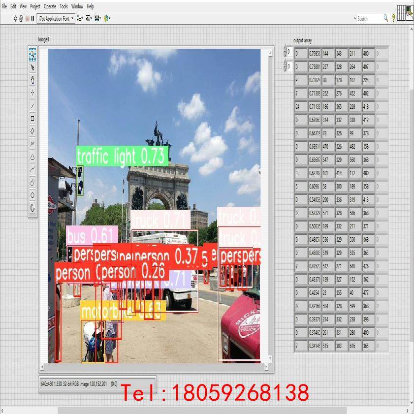 【非标价】labview yolov5目标检测onnxruntime推