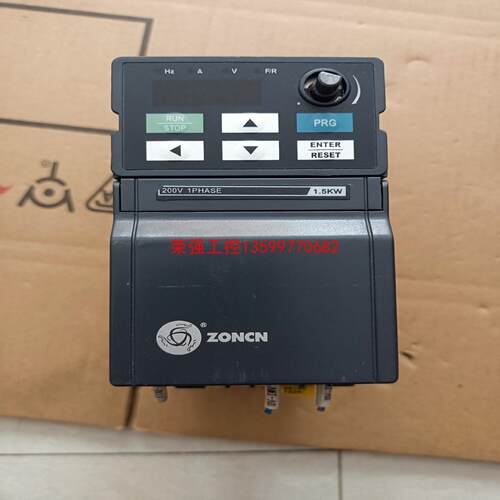 【荣强工控】众辰变频器1.5kw/220v型号Z2200-1R5G拆机成