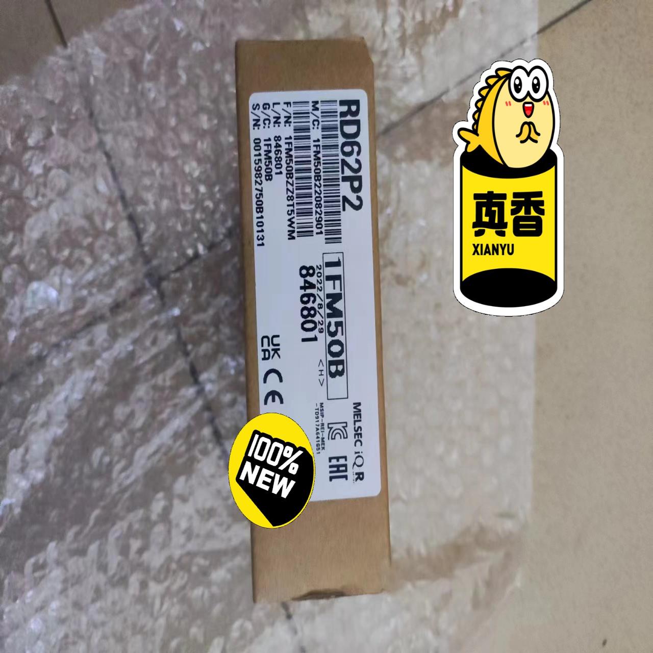 三菱全新原装未拆封正品高速计数模块RD62P2，盒码一致，实