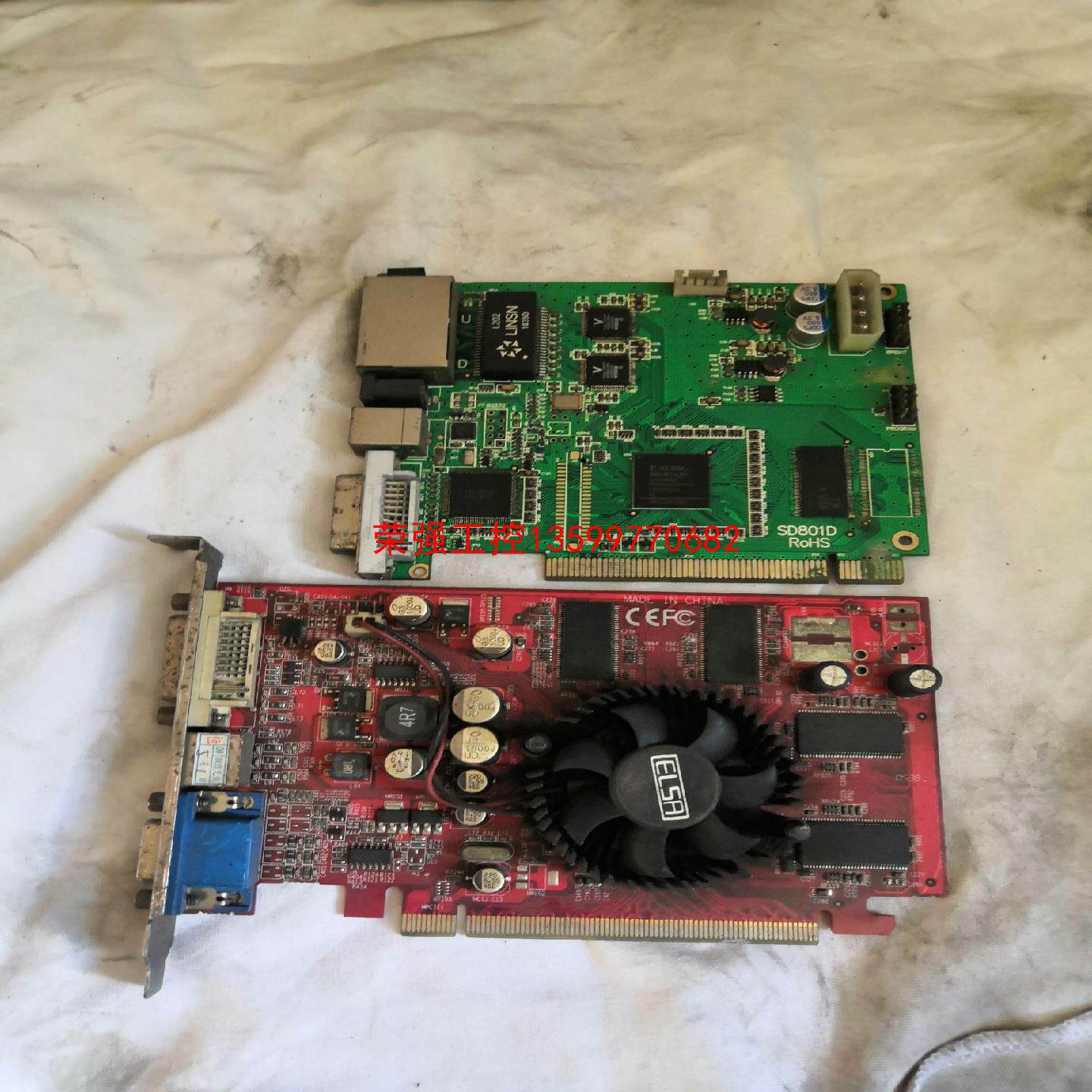 【荣强工控】sd801d控制卡，图片实物东西elsa显卡配件处理