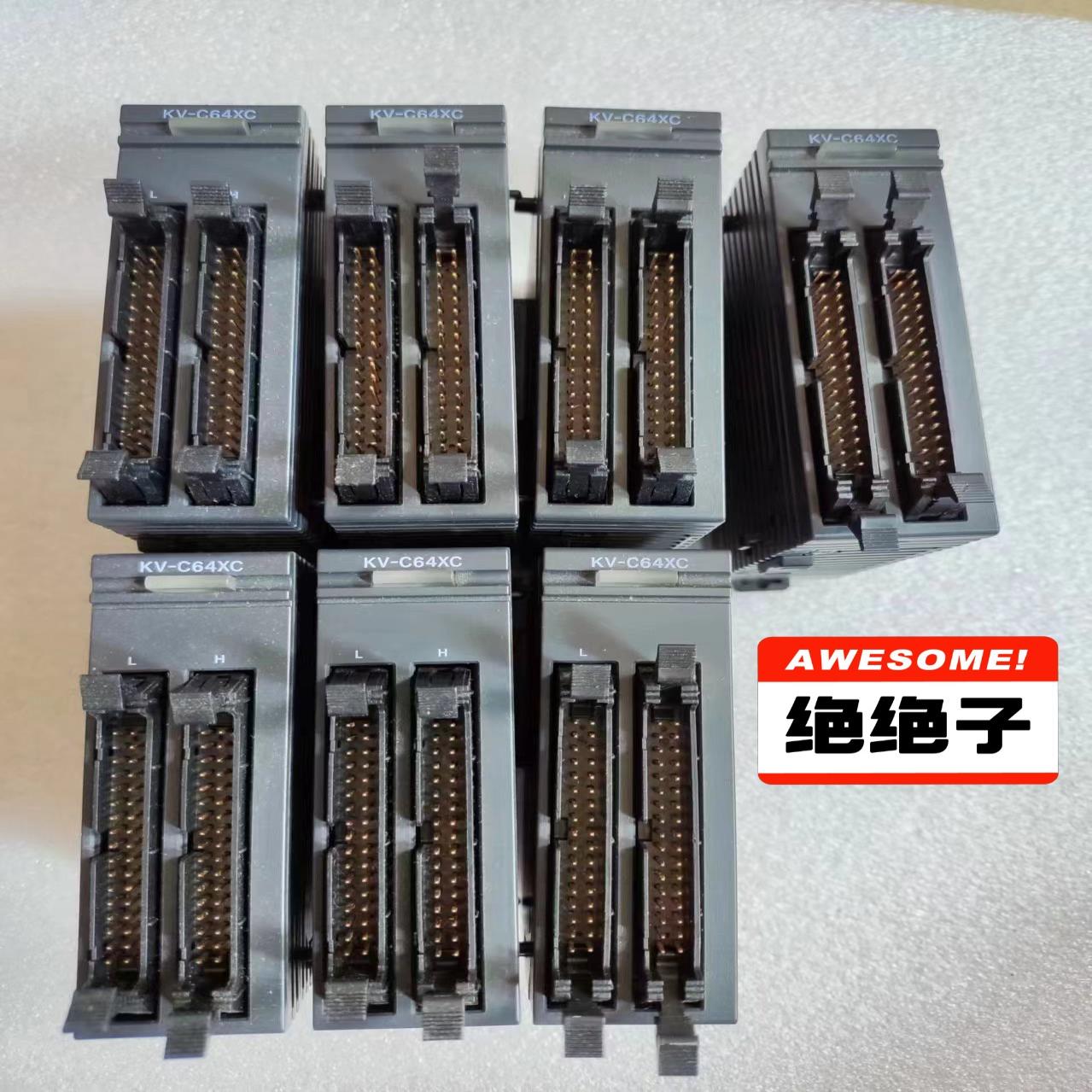 EYENCE基恩士原装正品模块KV-C64XC，正常拆机，成