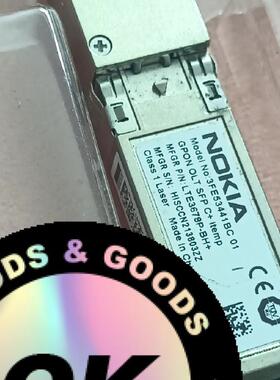 NOKIA万兆olt光模块，3FE53441BC，成色如图，