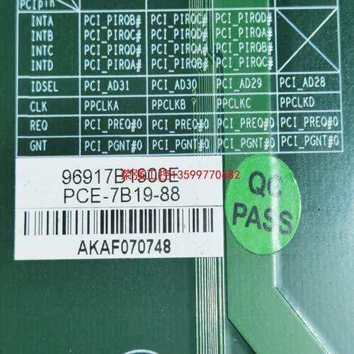 【荣强工控】研华工控底板PCE-7B19