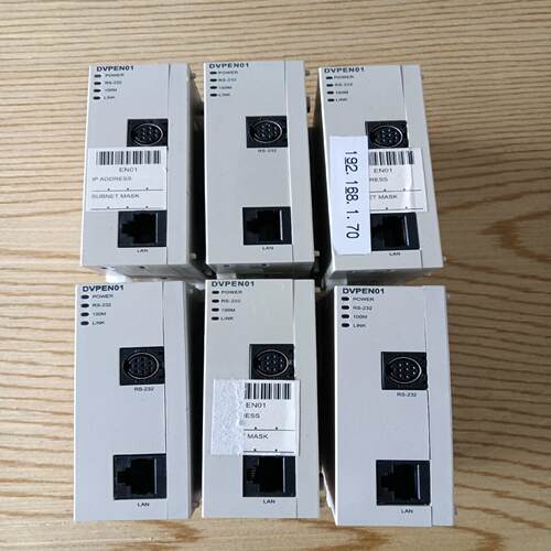 台达PLC以太网模块 DVPEN01-SL，9成新，能正常使