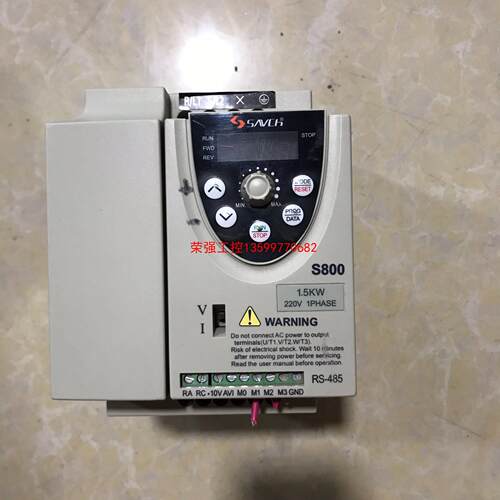 【荣强工控】拆机三基变频器，型号S800-2S1.5G，1.5Kw/22