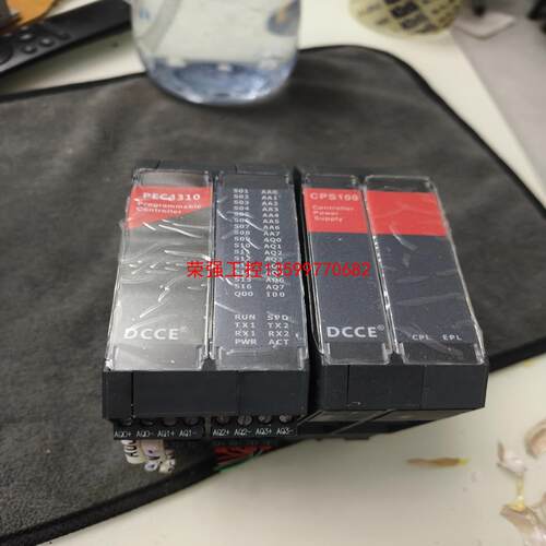 【荣强工控】PEC4310+CPS100大工技工可编程控制器。拆机成色漂