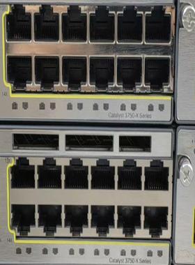 思科 WS-C3750X-24T-S 24口全千兆三层核心交
