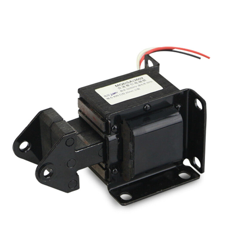 牵引电磁铁SA-3602(MQ8)吸力4KG行程20mm推拉式220V交流电磁铁