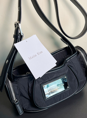 韩国小众品牌matin kim机车包包女款2025时尚辣妹风单肩斜挎包
