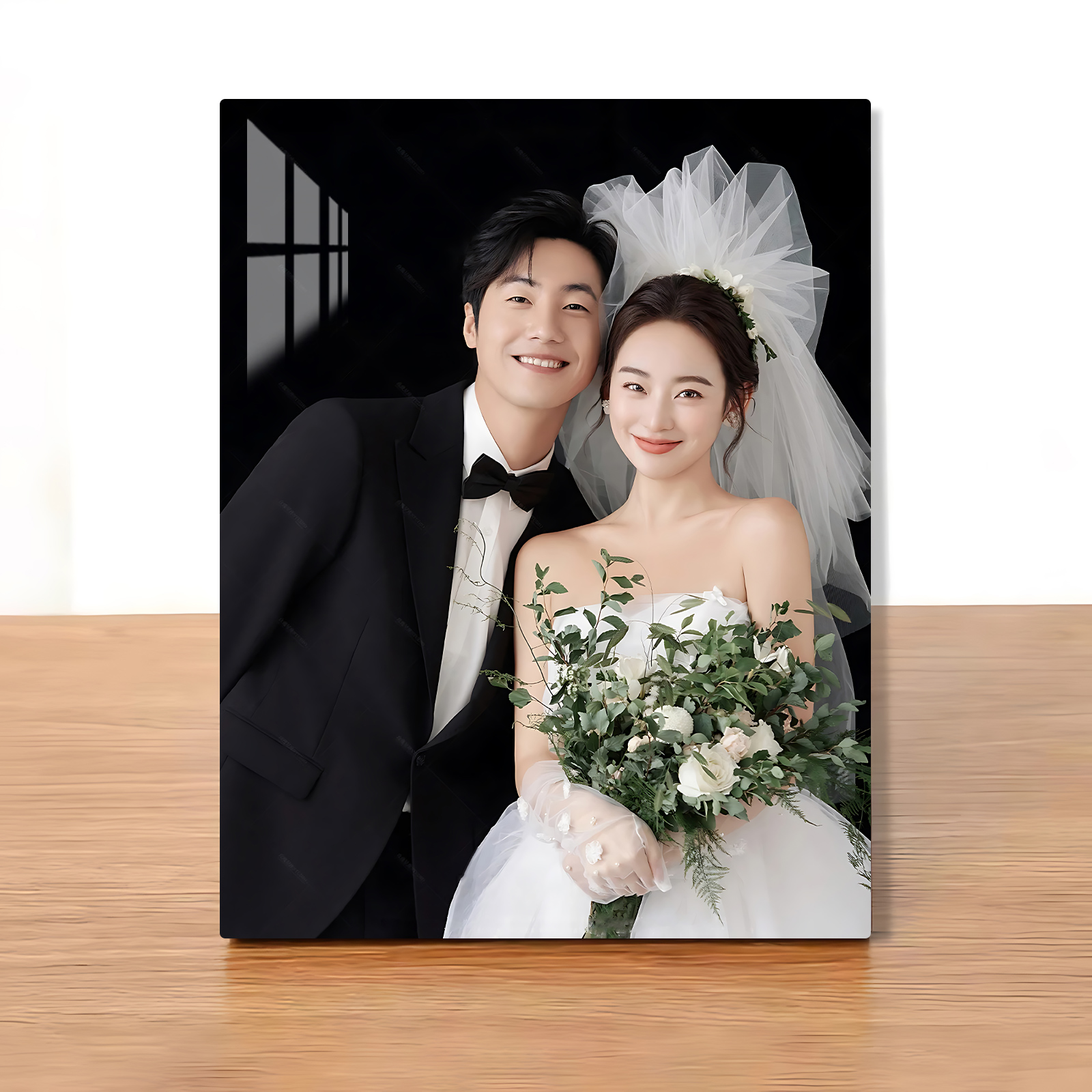 婚纱照相框摆台高级感照片定制