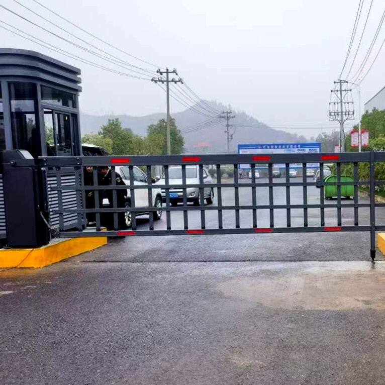 小区重型空降闸栅栏道闸广告闸工厂停车场车牌车辆识别收费升降杆