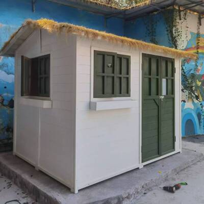 定制木屋别墅防腐木小庭