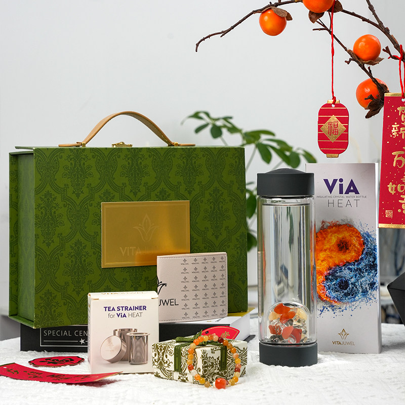 Vitajuwel双层玻璃杯轻奢礼盒