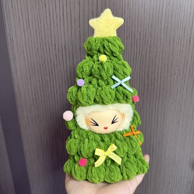 拉布布labubu4.0圣诞娃衣