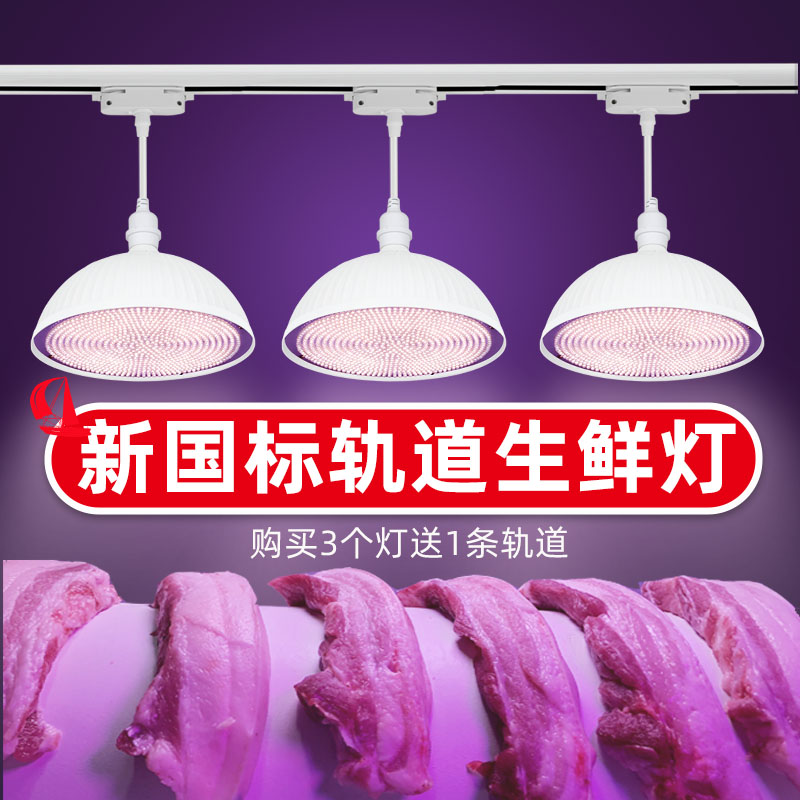 2023新国标白光轨道专用生鲜灯