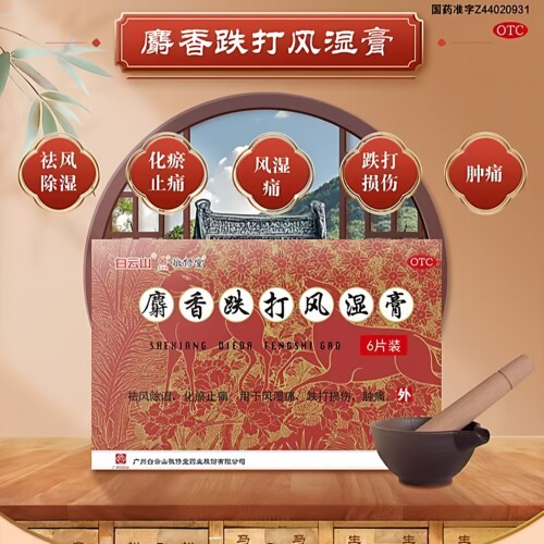 【敬修堂】麝香跌打风湿膏6贴/盒