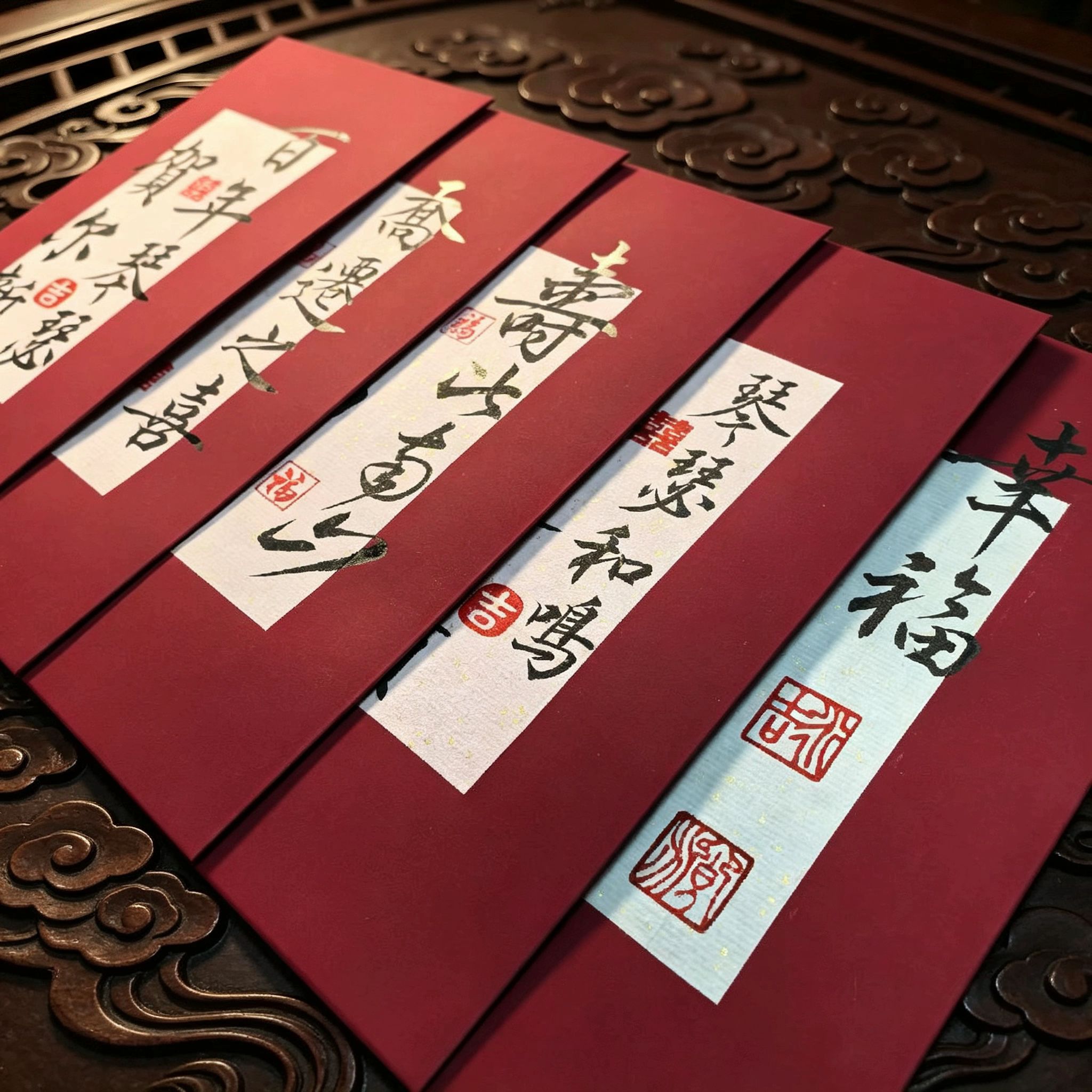 手写书法红包结婚专用定制婚礼生书法
